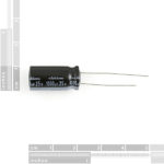 1000UF 10V Aluminium Electrolytic Capacitor - Image 2