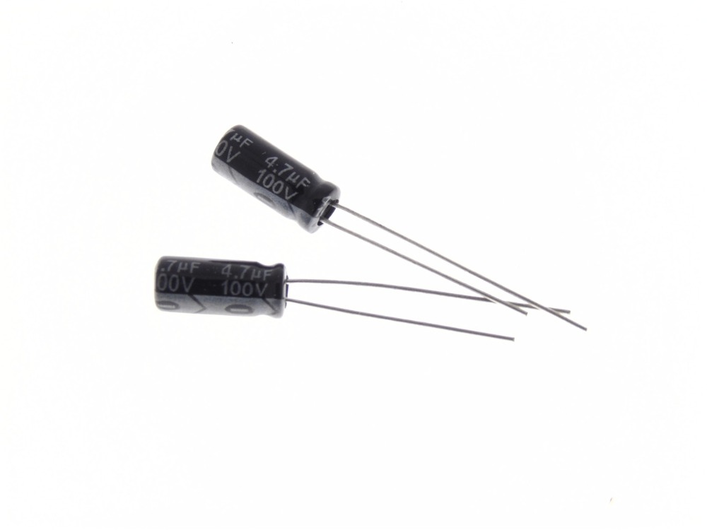 4.7UF 100V Aluminium Electrolytic Capacitor