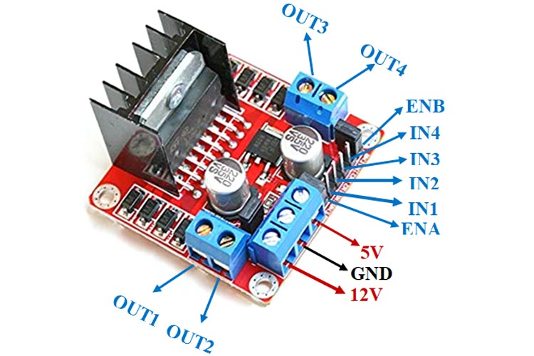 L298 Dual H-Bridge Motor Driver - Image 4