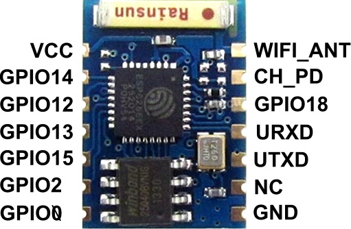 ESP8266 Wifi Transceiver Module ESP03 - Image 2