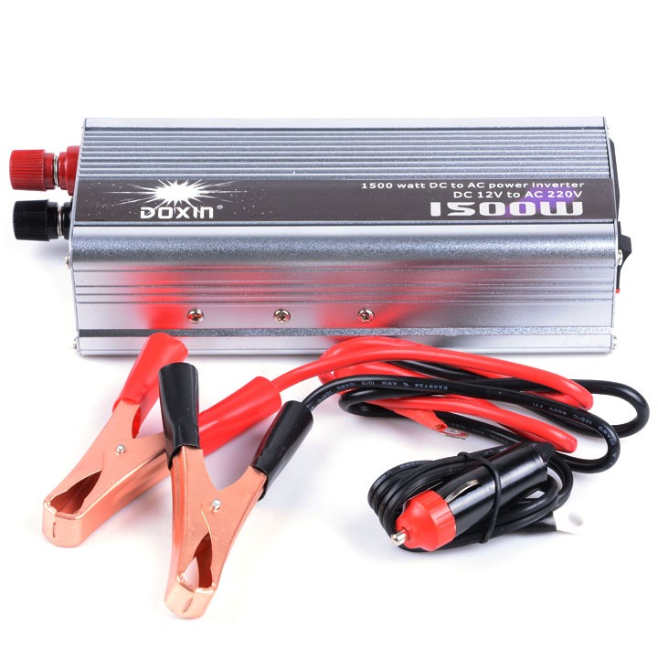 Tbe 1500W Modified Sine Wave Car/Boat 12Vdc To 220Vac Power Inverter Auto Adapter Charger - Image 2