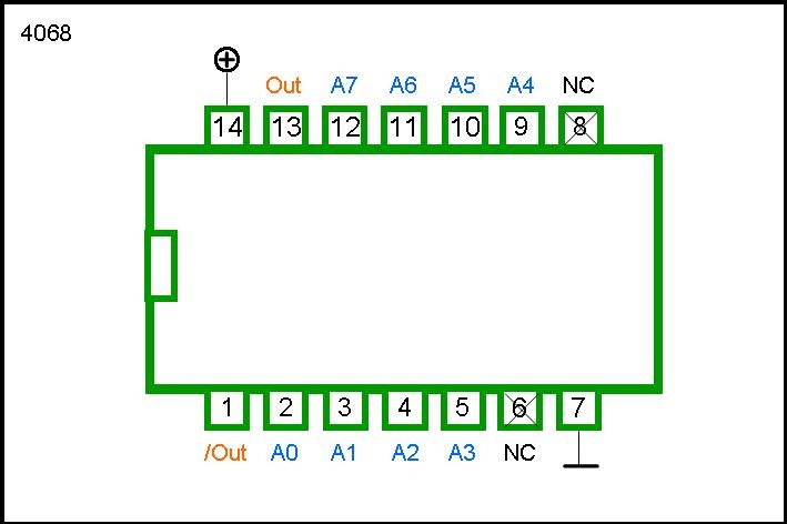 4068 DIP 8-Input NAND Gate - Image 2