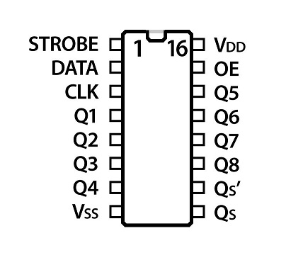 4094 DIP 8-Stage Shift-AND-Store Bus - Image 2