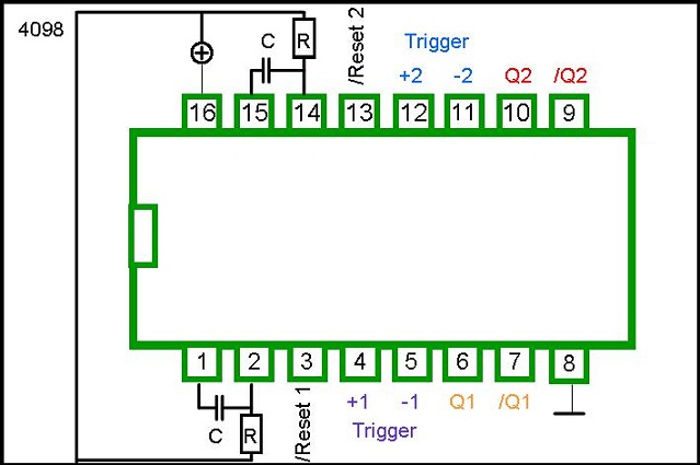 4098 DIP Dual One-Shot Monostable - Image 2