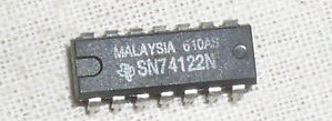 74122 DIP Retriggerable Monostable Multivibrator With Clear - Image 2