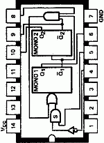 74124 DIP Dual Voltage-Controlled Oscillator - Image 2