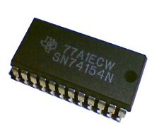 74154 DIP 4-Line To 16-Line Decoder / Demultiplexer - Image 2