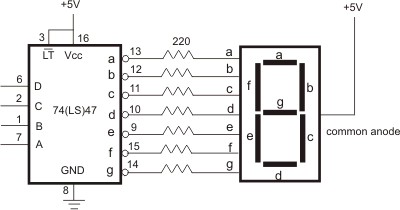7447 DIP BCD To 7-Segment Decoder - Image 4