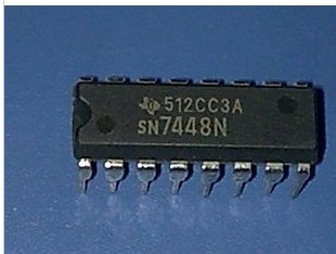 7448 DIP BCD To 7-Segment Decoder / Driver With Internal Pullups - Image 2