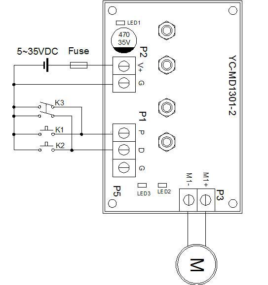 10A Single Channel DC Motor Drive Board 350W - Image 3
