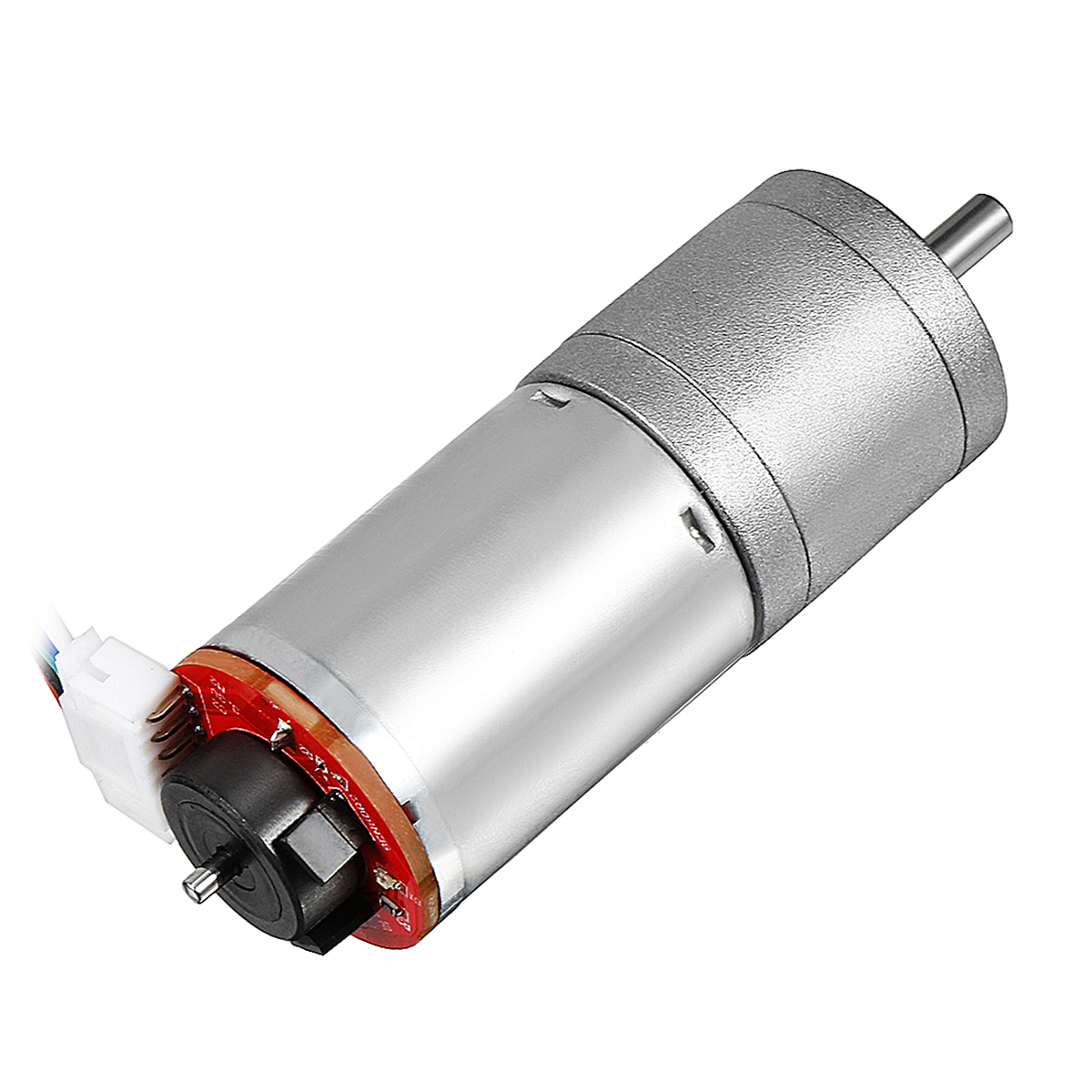 JGA25-370 DC Gearmotor 126 RPM with Encoder 12V - Image 2