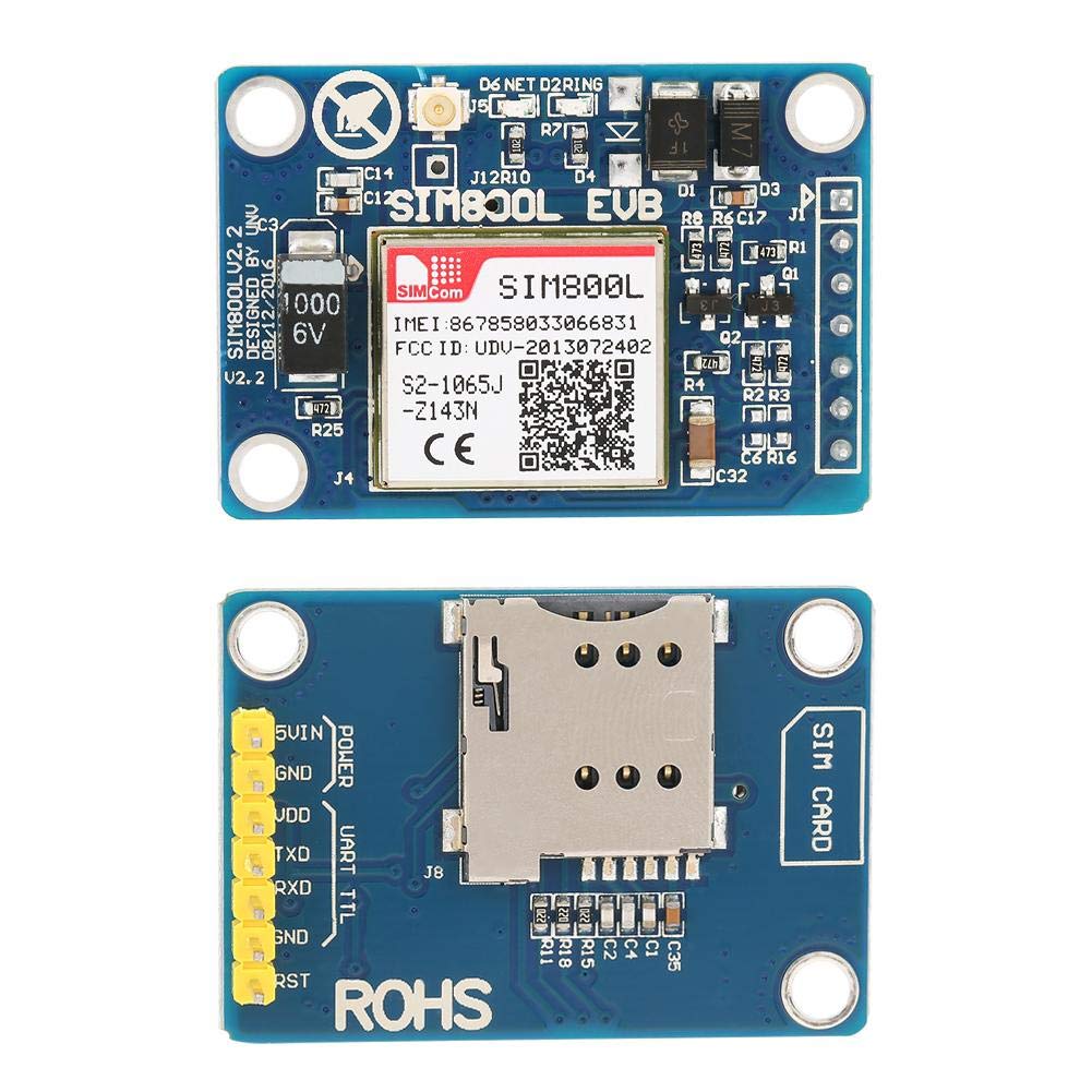 SIM800L V2.0 5V Wireless Quad Band GSM GPRS Module PCB Antenna - Image 4