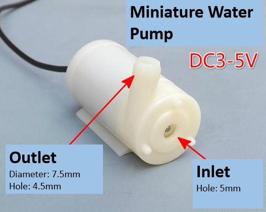 DC 3-6 V Mini Micro Submersible Water Pump 120L/H - Image 6