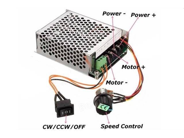 PWM DC Motor Speed Regulator Controller Switch DC with FW - Image 2