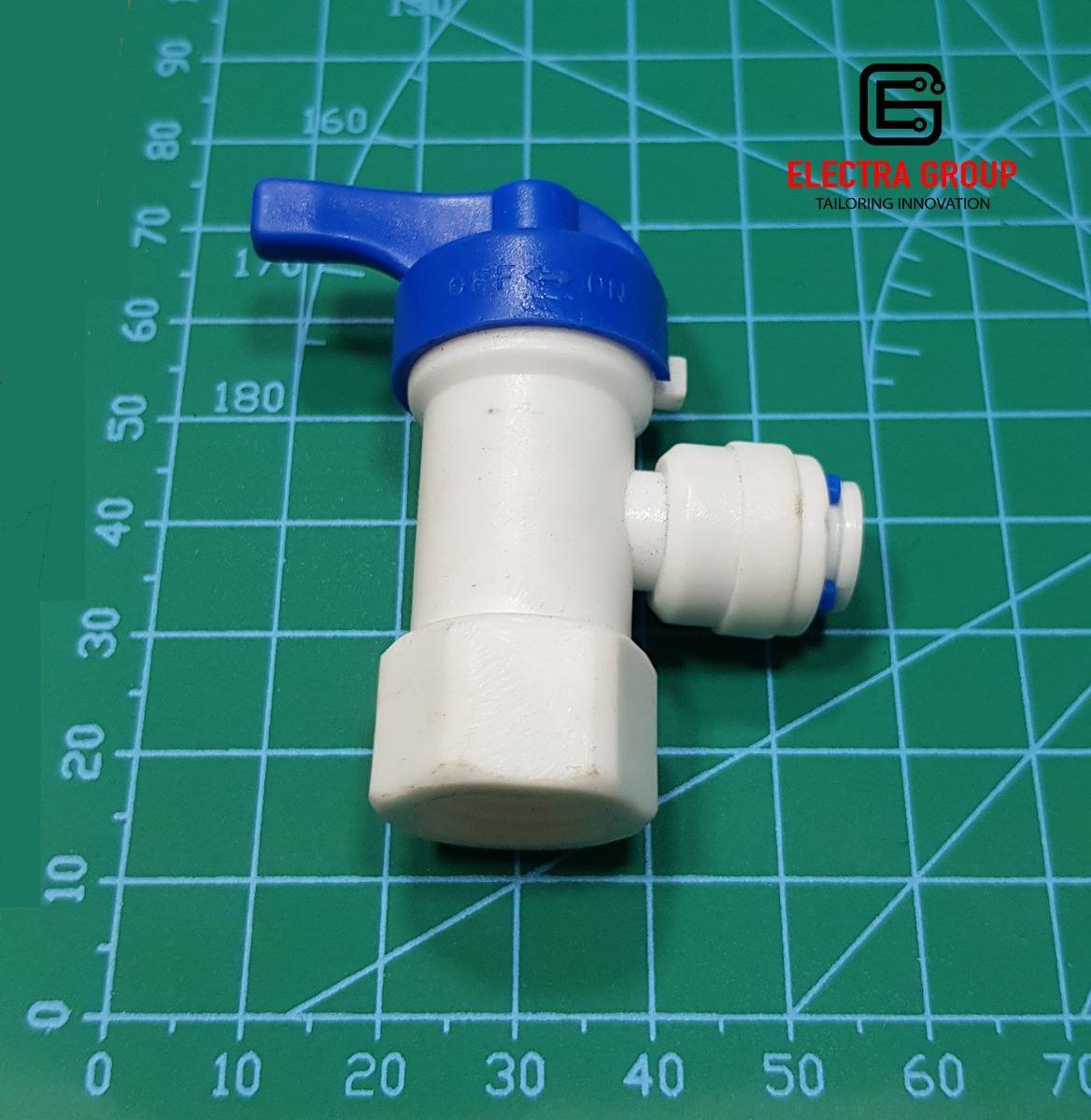 90 Degree On/Off Water Stopcock Valve Connector for 6mm Tube - Image 2