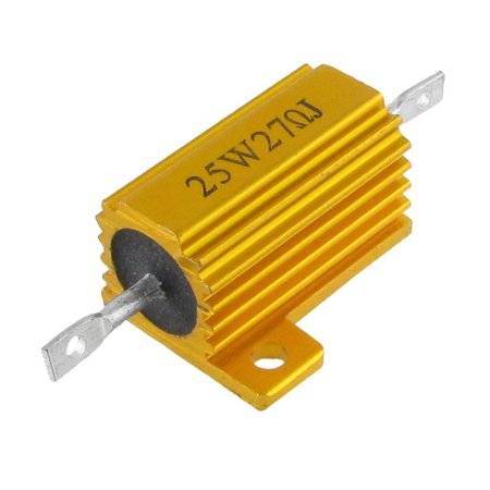 Resistor 27 Ohm 25 Watt Aluminium Housed
