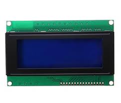 Character LCD 4x20 with large digits and blue backlight - Image 2