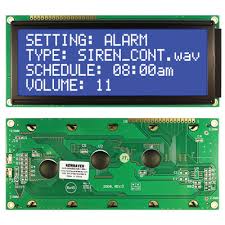 Character LCD 4x20 with large digits and blue backlight - Image 4