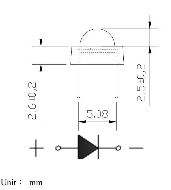 LED White/Yellow High Brightness 5mm - Image 2