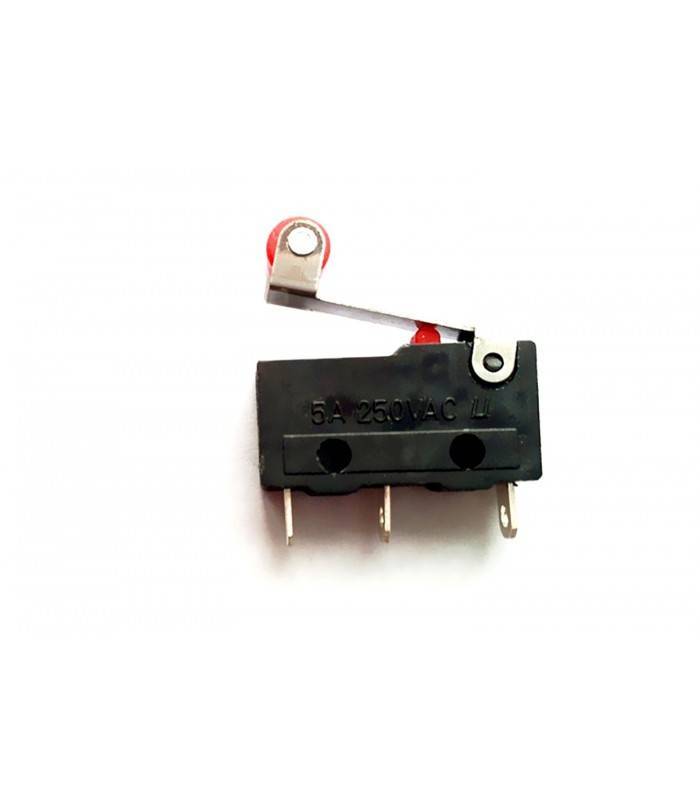 SPDT Micro Limit Switch Roller Lever 5A 3 pins Dim:20*6mm