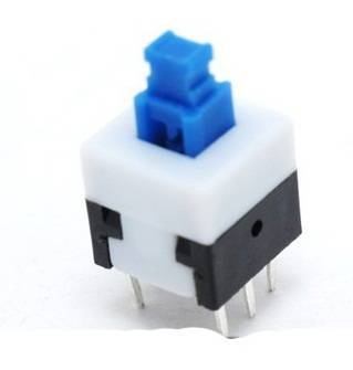 Push Button 6 Pins Self Locking 7x7mm
