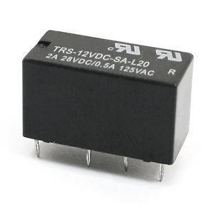 Relay 12V 8 Pin Black