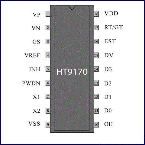 HT9170 DIP - Image 2