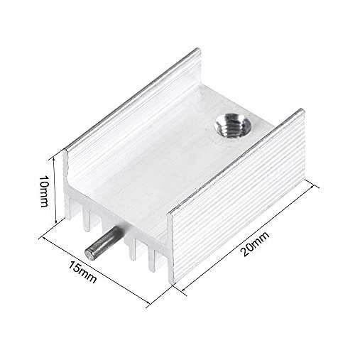 Aluminium Heatsink For TO-220 (20x15x10) mm - Image 4