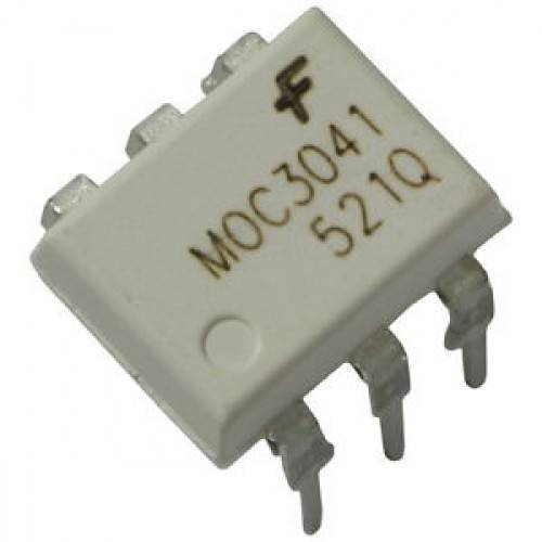 MOC3041 Optoisolator Triac Driver (6-Pin DIP)