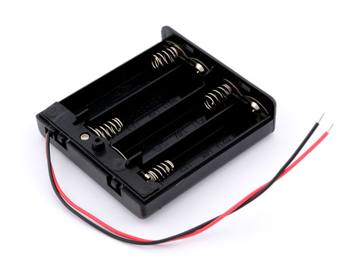 AA Battery Holder 4 Cell + On/Off Switch