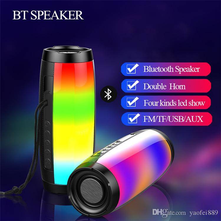Wireless Portable LED Bluetooth Speaker 157 - Blue - Image 3