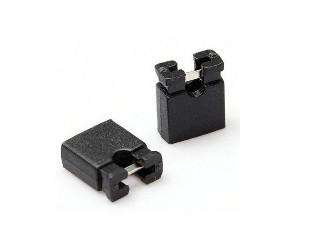 2 Pin 2.54mm Jumper Block With Gripper Tab