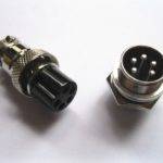 Chassis Connector (Male-Female) GX16-5 pins - Image 2