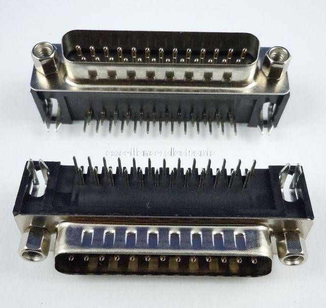 D-Sub Socket 25 Pin Male Parallel Port PCB 2 Rows