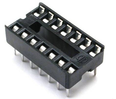 IC Socket (7+7)- Base 14 Pin