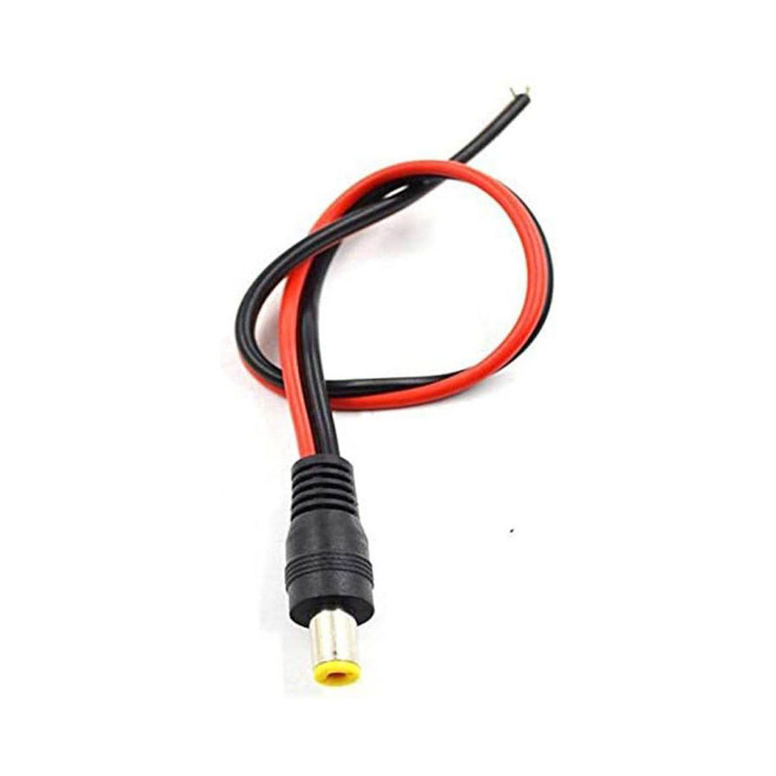 Dc Power Male Connector For Cctv Camera Power Black - Image 2
