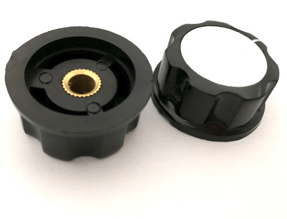 MF-A04 Bakelite Potentiometer Amplifier Knob Cap Cover Black