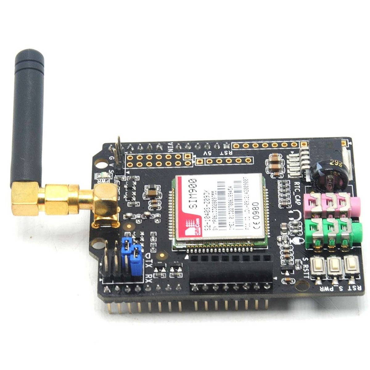Arduino SIM900 GPRS/GSM Module with 4 Frequency Antenna - Image 4