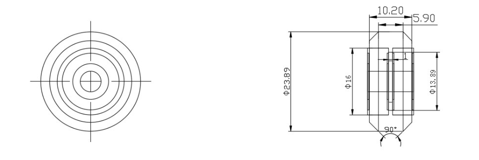 V Wheel with Bearing for V-Slot - Image 2