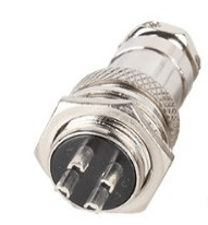 Chassis Mount Connector Plug 4 Pin