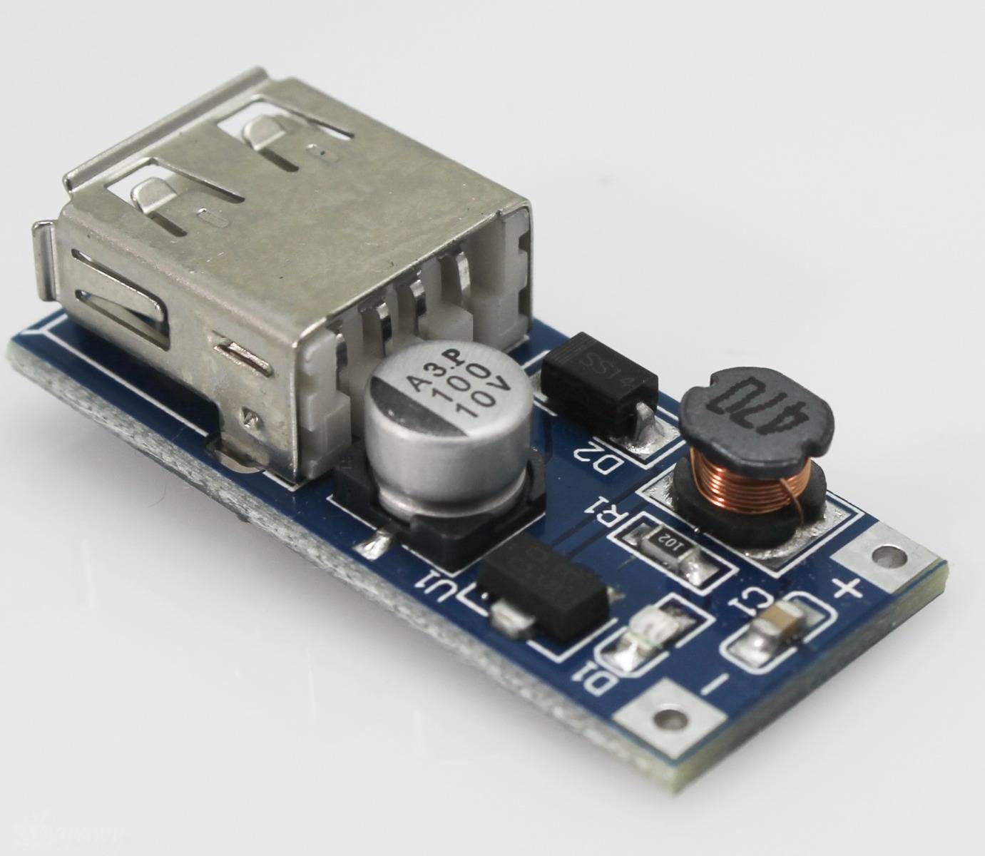 DC-DC USB Boost Step-up Converter 0.9V-5V to 5V - Image 3
