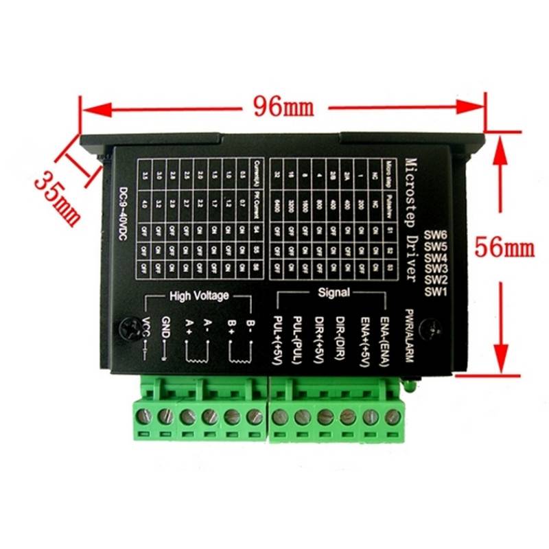 CNC Router Single Axis TB6600 Stepper Motor Driver 4A - Image 3