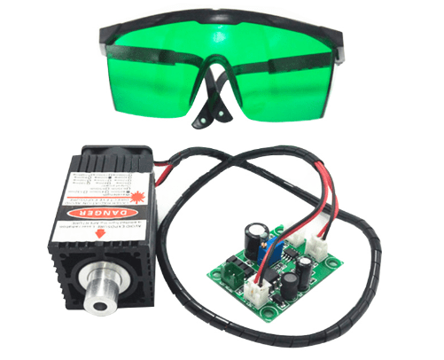 12v high power laser module 2W 450nm laser without glasses - Image 4