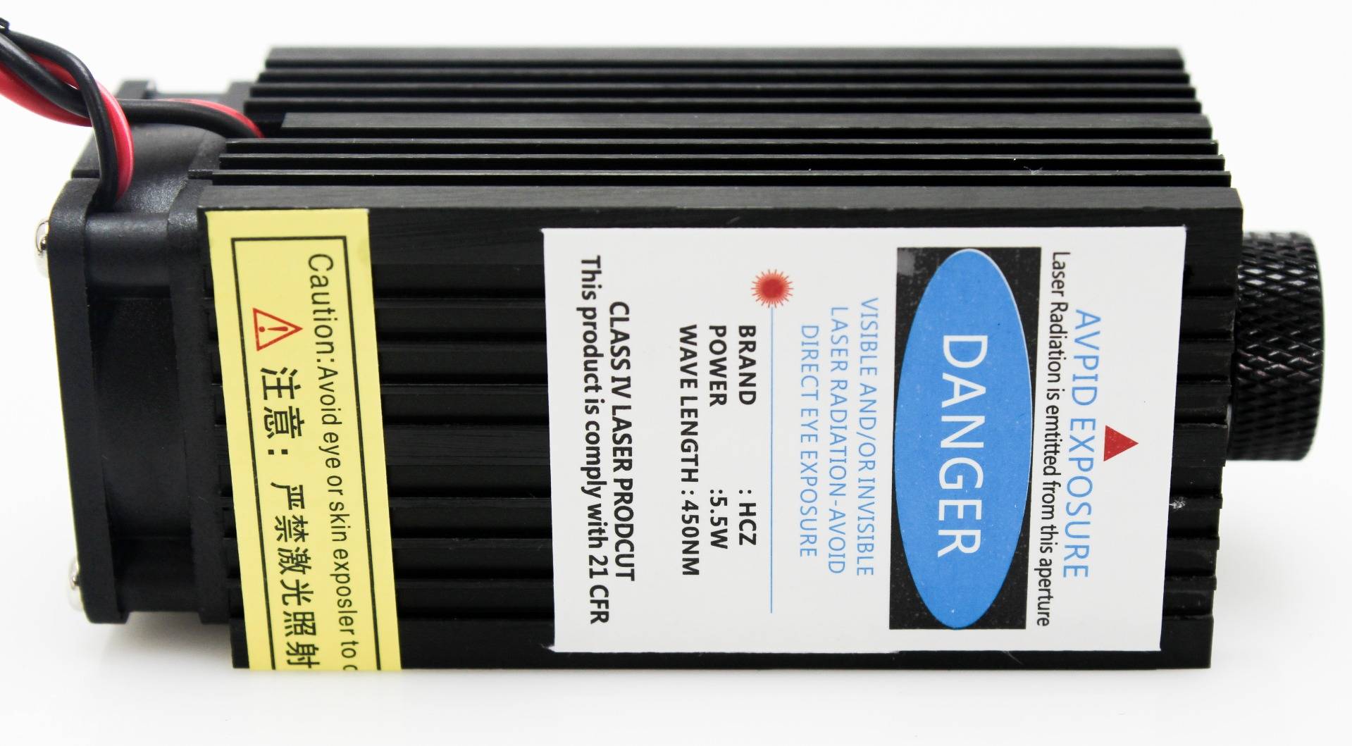 12v high power laser module 5.5W 450nm laser - Image 2