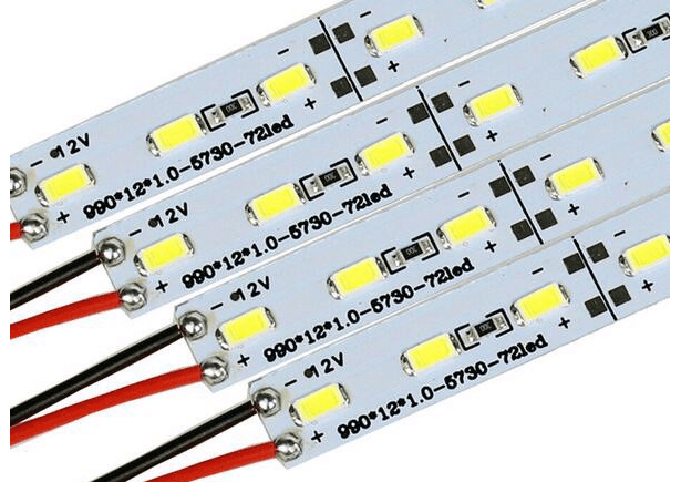 1M SMD5730 12V Warm White Rigid Led Strip Light 72 Leds/m - Image 3