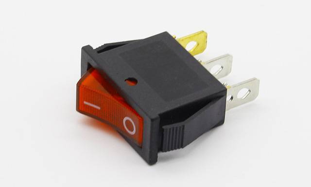 KCD3 ON/OFF Switch 3Pins 16A 250VAC 26x10mm with LED