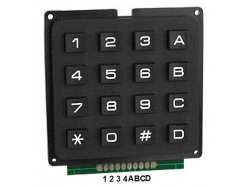 Keypad 4x4 Standard Black