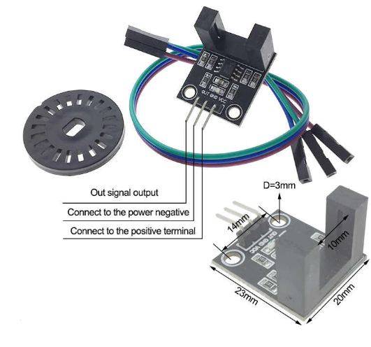 Photo Interrupter Speed Sensor Module LM393