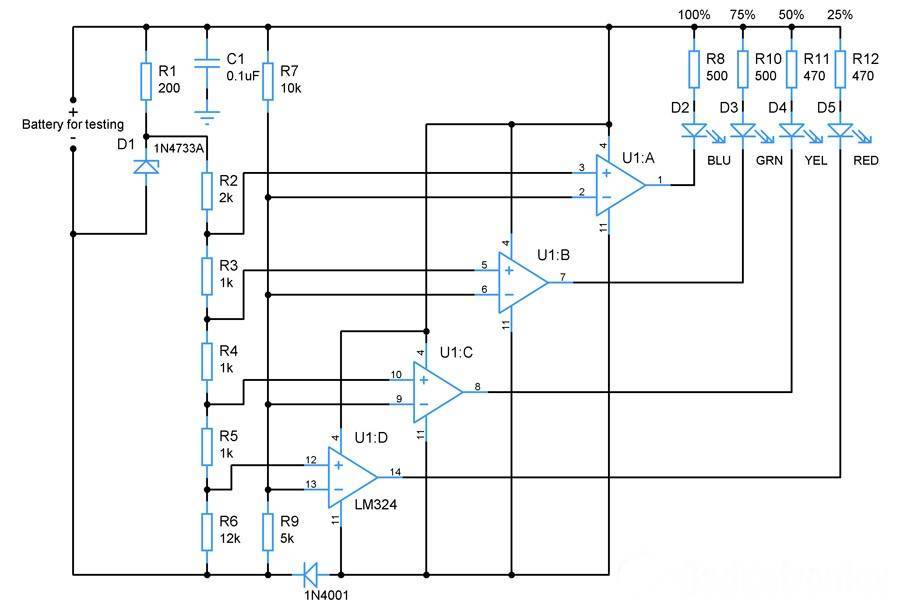 12V Battery Level LED Indicator - Image 6