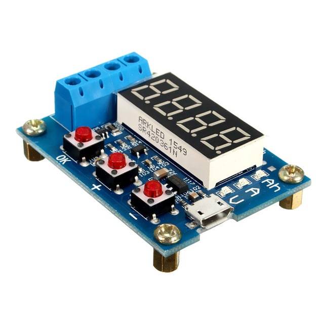 1.2v 12v ZB2L3 18650 Li-ion Lithium Battery Capacity Tester + Resistance Lead-acid Battery Capacity Meter Discharge Tester - Image 6